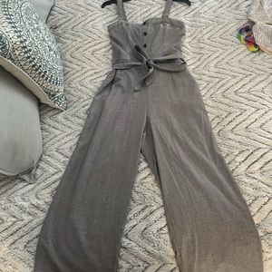 Abercrombie Gingham Jumpsuit